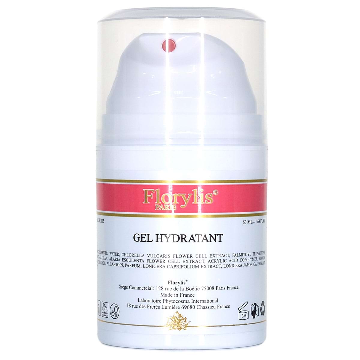 Увлажняющий, успокаивающий гель / Gel Hydratant, Florylis (Флорилис) – 50 мл