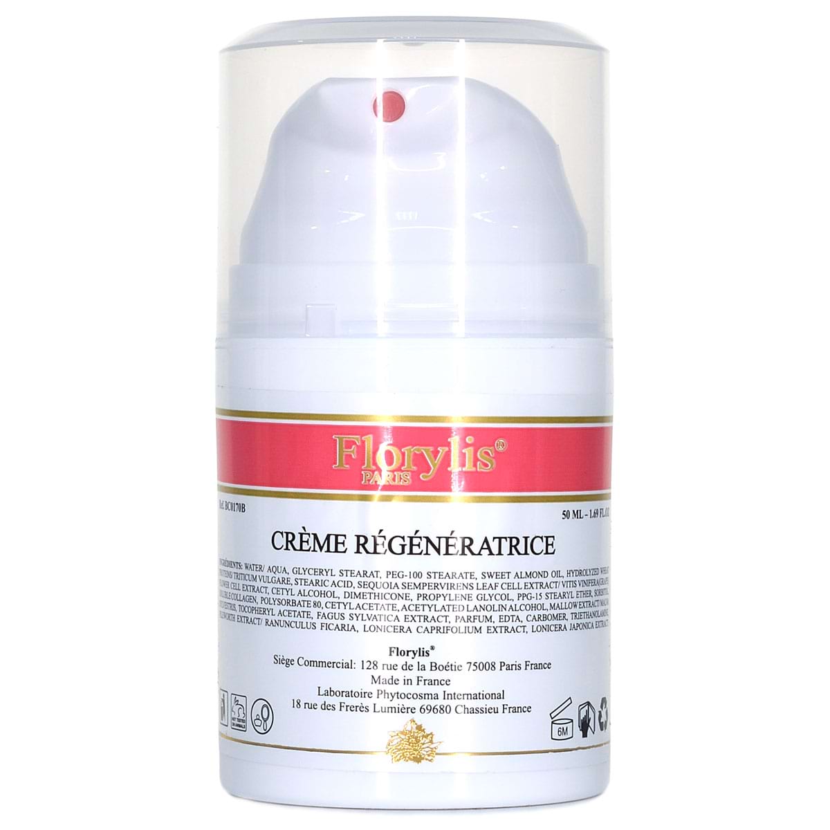 Ревитализирующий крем с FCE секвои и цветов винограда / Creme Regeneratrice, Florylis (Флорилис) – 50 мл