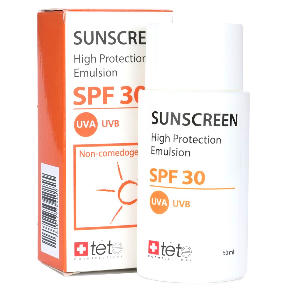 Солнцезащитный флюид СПФ 30 / Sunscreen SPF 30, Tete Cosmeceutical – 50 мл
