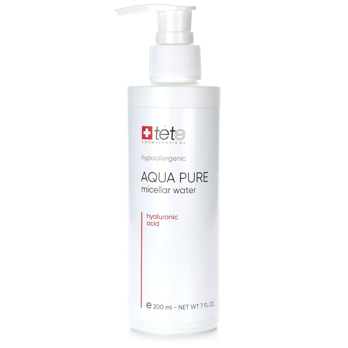 Мицеллярная вода с гиалуроновой кислотой / Aqua Pure Micellar Water, Tete Cosmeceutical – 200 мл