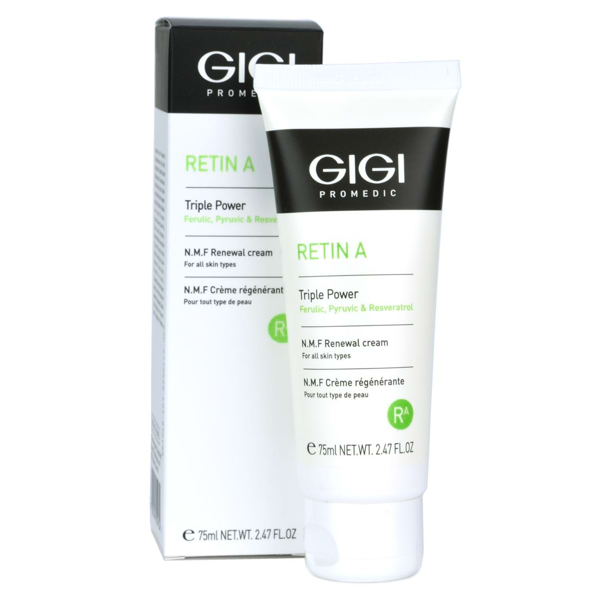 Обновляющий крем / Triple Power N.M.F. Renewal Cream, Retin A, GiGi (Джи Джи) – 75 мл