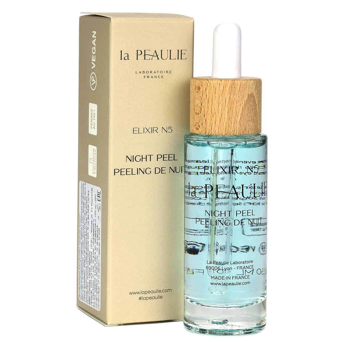 Обновляющий концентрат «Ночной пилинг» / Elixir №5 Night Peel, La Peaulie – 30 мл