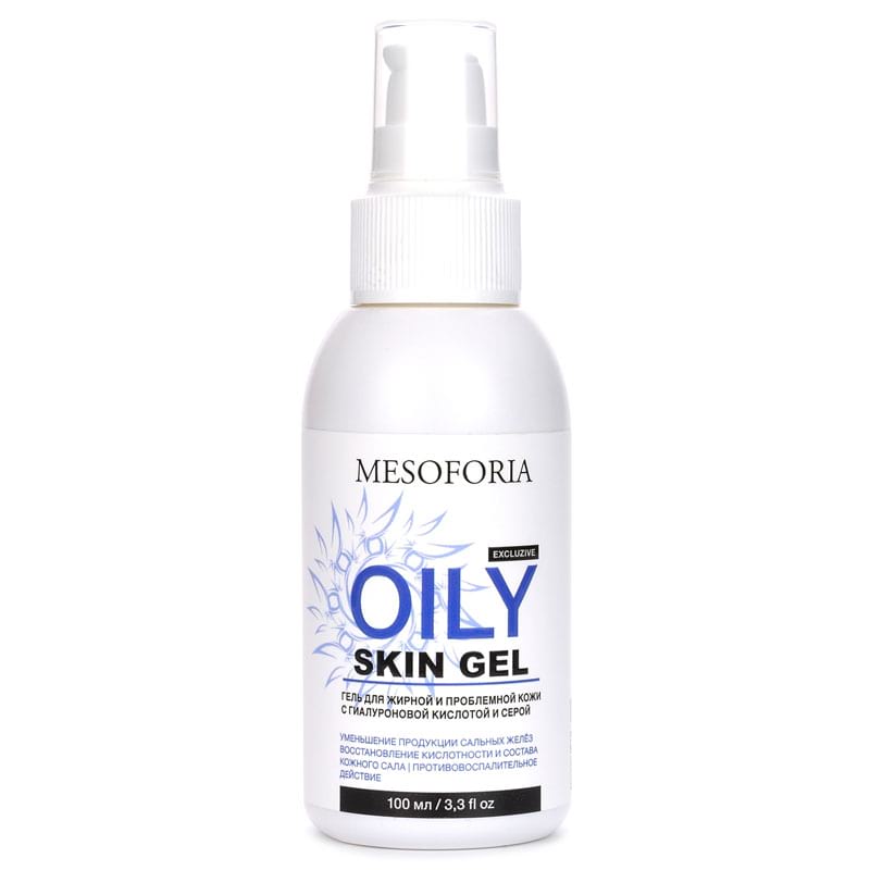 Oily Skin Gel / Гель для жирной и проблемной кожи с гиалуроновой кислотой и серой, Mesoforia (Мезофория) – 100 мл