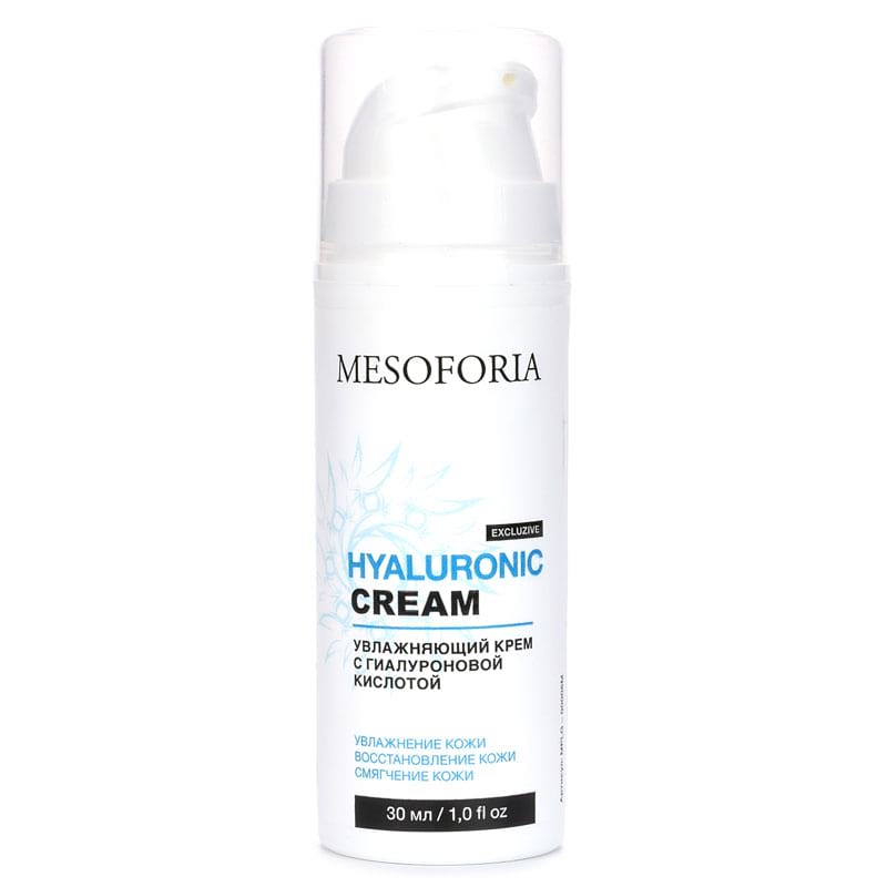 Hyaluronic Cream / Увлажняющий крем с гиалуроновой кислотой, Mesoforia (Мезофория) – 30 мл