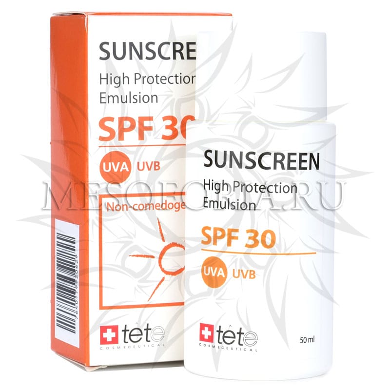 Солнцезащитный флюид СПФ 30 / Sunscreen SPF 30, Tete Cosmeceutical – 50 мл