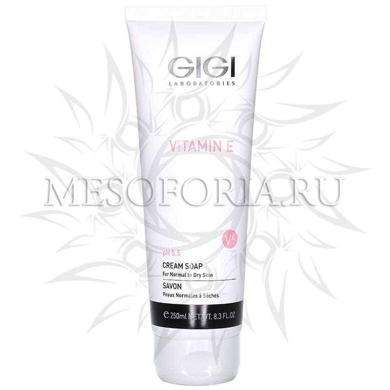 Жидкое крем-мыло для сухой и обезвоженной кожи / Cream Soap, Vitamin E, GiGi (Джи Джи) – 250 мл