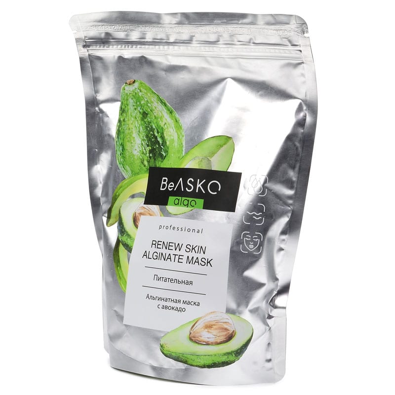 Альгинатная маска питательная с авокадо / Renew Skin Alginate Mask, BeASKO – 350 гр