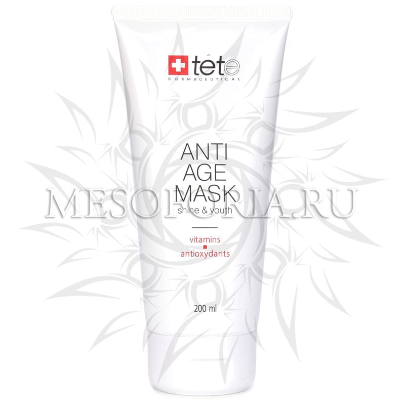 Омолаживающая маска с витаминами и антиоксидантами / Anti-age Mask Vitamins and Antioxydants, Tete Cosmeceutical – 200 мл