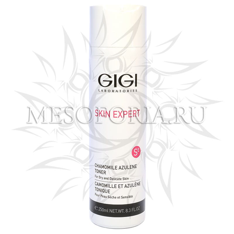 Тоник Азуленовый для чувствительной кожи / Chamomile Azulene Toner, Outserial, GiGi (Джи Джи) – 250 мл