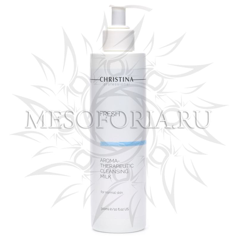 Ароматерапевтическое очищающее молочко для нормальной кожи / Aroma Therapeutic Cleansing Milk for normal skin, Fresh, Christina (Кристина) – 300 мл
