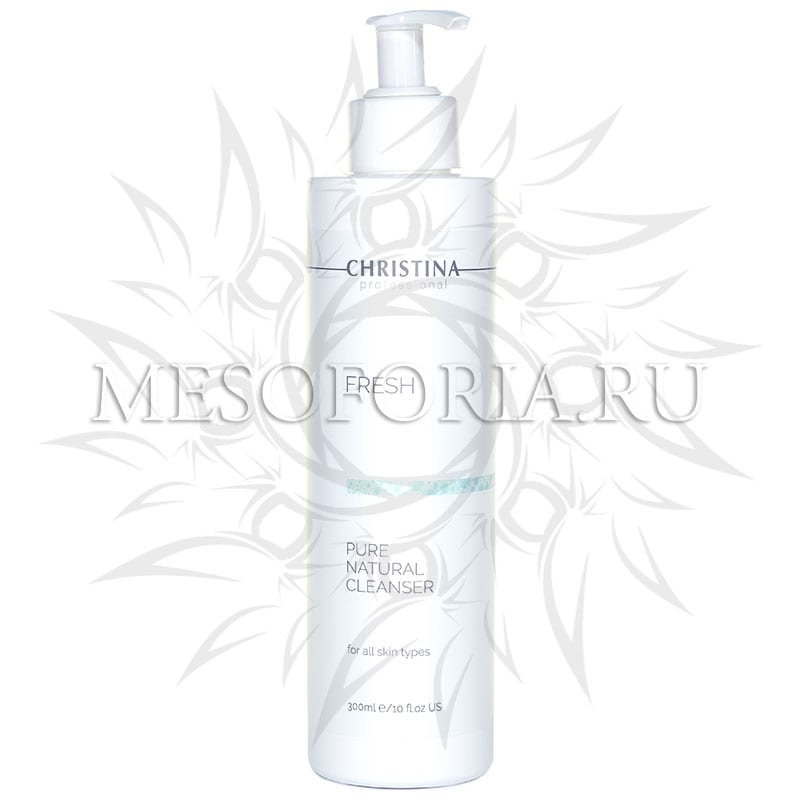 Натуральный очищающий гель для всех типов кожи / Pure & Natural Cleanser, Fresh, Christina (Кристина) – 300 мл
