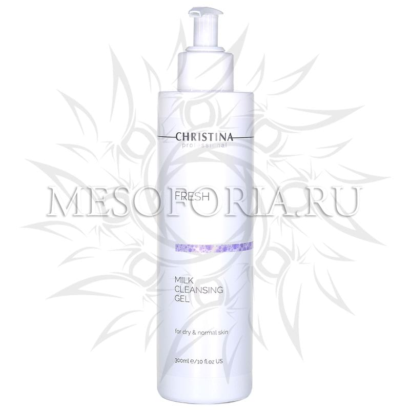 Молочный очищающий гель для сухой и нормальной кожи / Milk Cleansing Gel for dry and normal skin, Fresh, Christina (Кристина) – 300 мл
