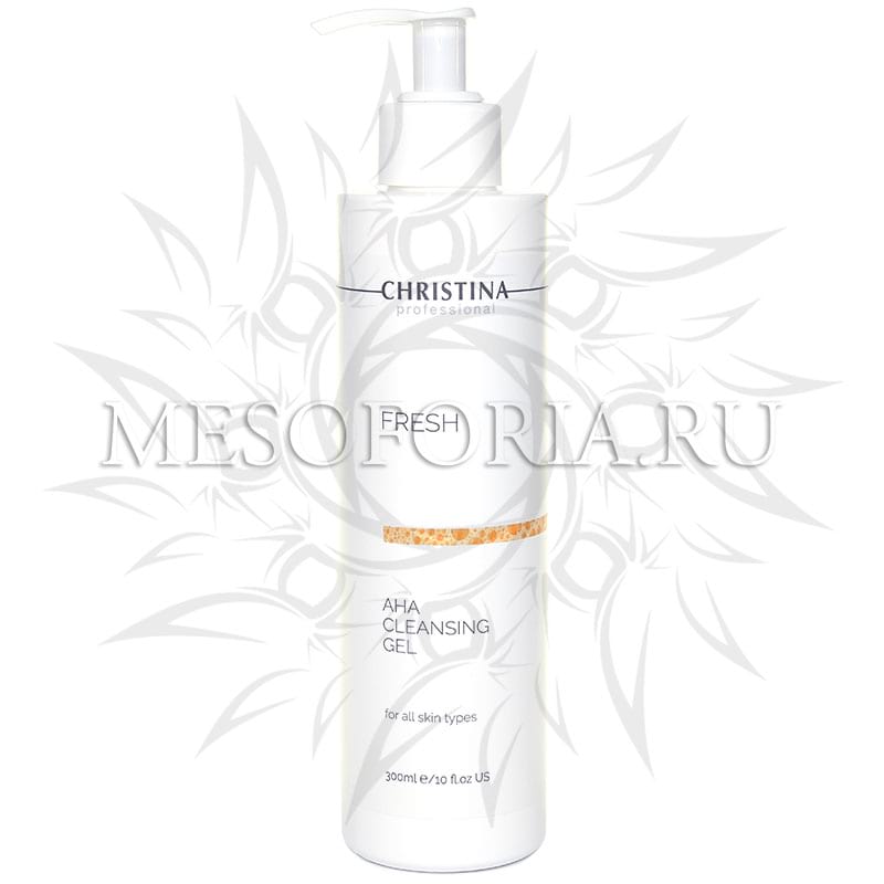 Очищающий гель с фруктовыми кислотами / AHA Cleansing Gel for all skin types, Fresh, Christina (Кристина) – 300 мл