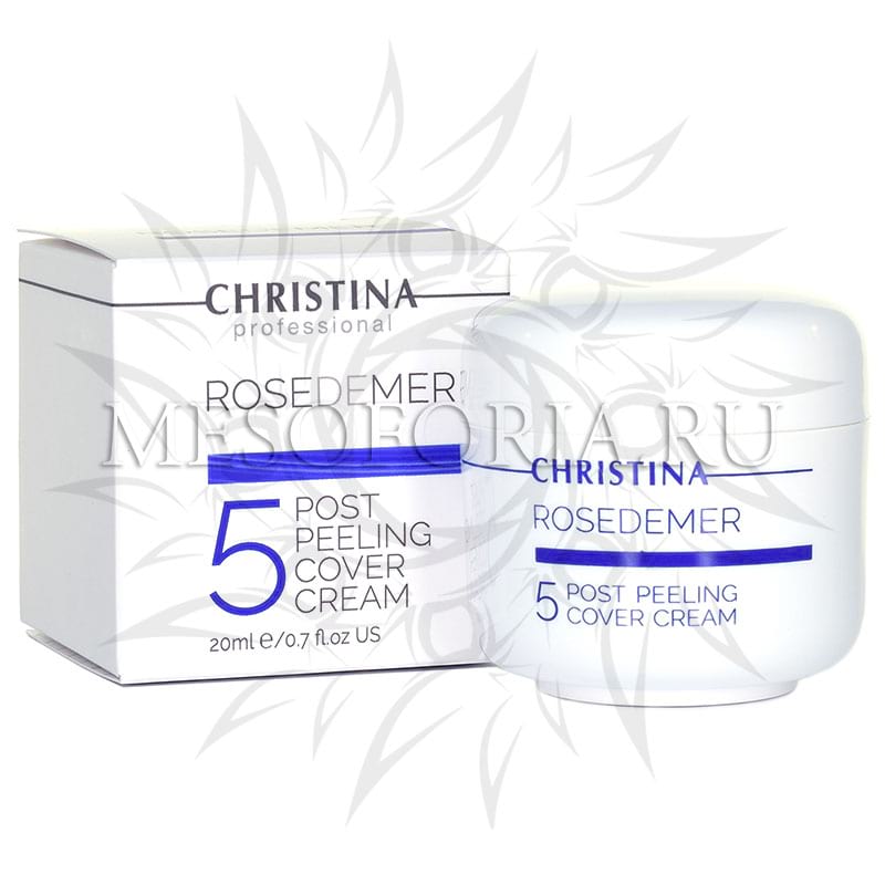 Постпилинговый защитный крем (шаг 5) / Post Peeling Cover Cream, Rose de Mer, Christina (Кристина) – 20 мл