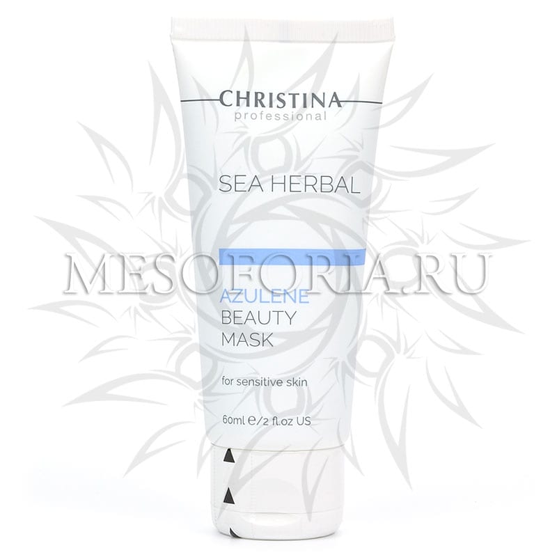 Маска красоты на основе морских трав для чувствительной кожи «Азулен» / Sea Herbal Beauty Mask Azulene For Sensitive Skin, Christina (Кристина) – 60 мл