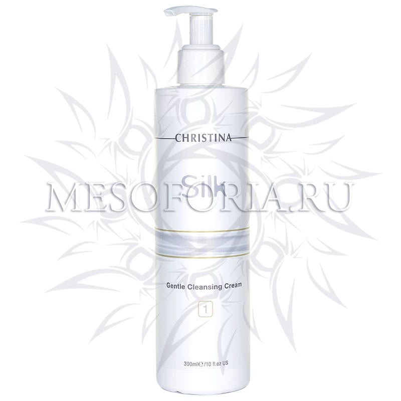 Мягкий очищающий крем (шаг 1) / Gentle Cleansing Cream, Silk, Christina (Кристина) – 300 мл