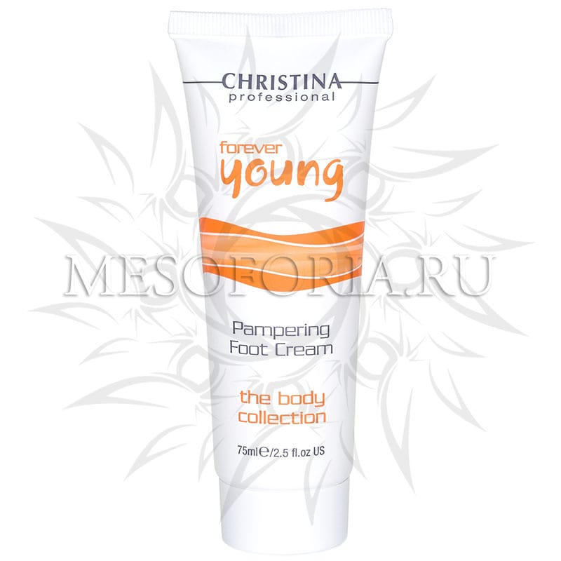 Смягчающий крем для ног / Pampering Foot Cream, Forever Young, Christina (Кристина) – 75 мл