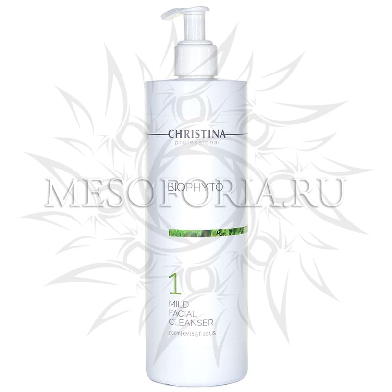 Мягкий очищающий гель (шаг 1) / Mild Facial Cleanser, Bio Phyto, Christina (Кристина) – 500 мл