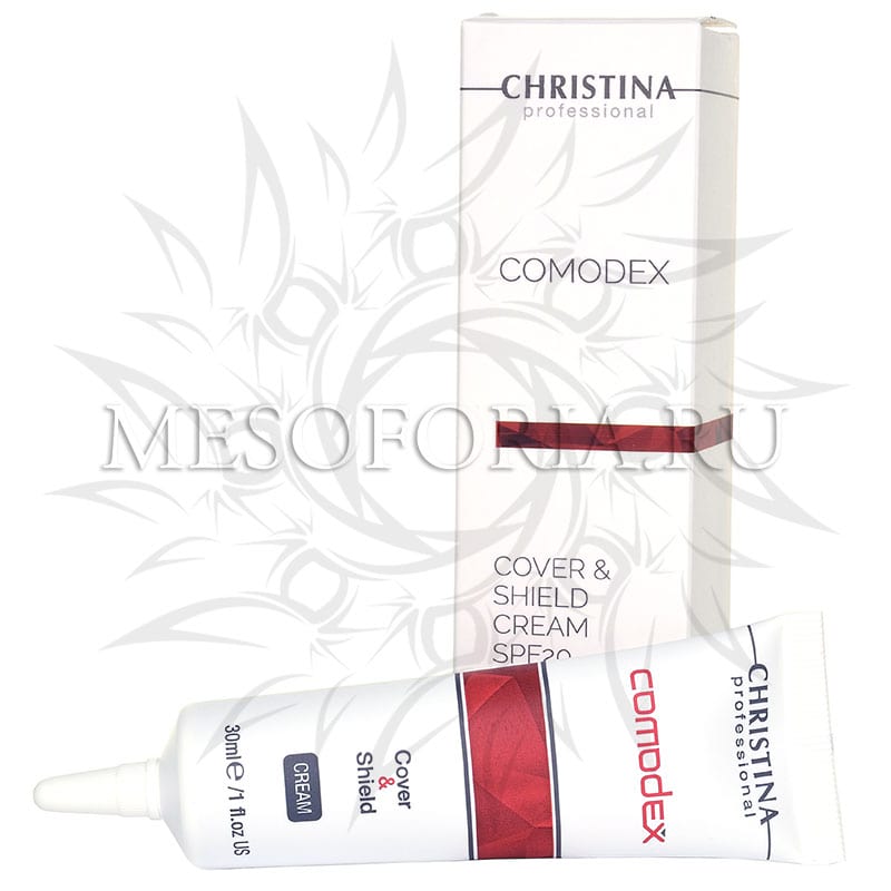 Защитный крем с тоном СПФ 20 / Cover & Shield Cream SPF 20, Comodex, Christina (Кристина) – 30 мл
