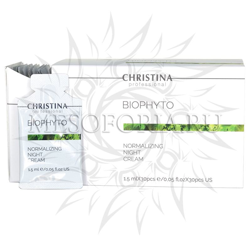 Нормализующий ночной крем / Normalizing Night Cream, Bio Phyto, Christina (Кристина) – 1,5 мл х 30 шт