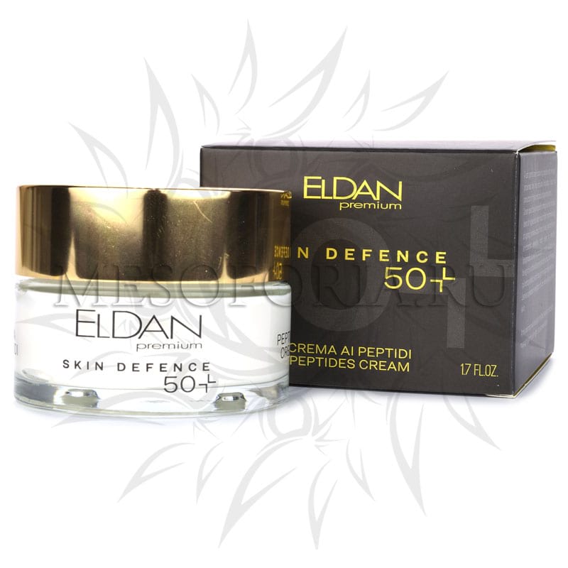 Пептидный крем 50+ / Skin Defence Peptides Cream 50+, Premium, Eldan Cosmetics (Элдан косметика), 50 мл