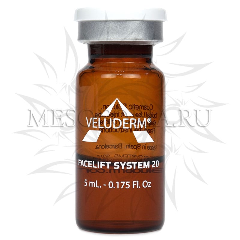 Veluderm (Велюдерм) Facelift System 20 (бустер лифтинг биоревитализация), 5 мл