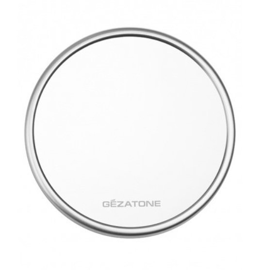 Косметическое зеркало с 10ти-кратным увеличением LM203 (серебристое), Gezatone (Гезатон, Жезатон)