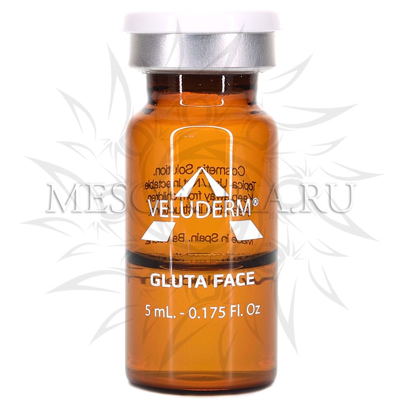 Veluderm (Велюдерм) Gluta Face (Revital Peptide 1500 – 3D эффект биоревитализации и отбеливания), 5 мл
