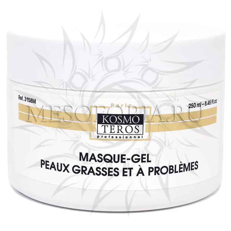 Гель – маска для жирной и проблемной кожи (холодное гидрирование) / Masque Gel Peaux Grasses Et A Problemes, Kosmoteros (Космотерос), 250 мл
