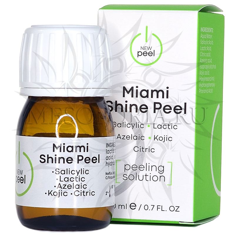 Омолаживающе-отбеливающий пилинг / Miami Shine Peel, New Peel (Нью Пил) – 20 мл