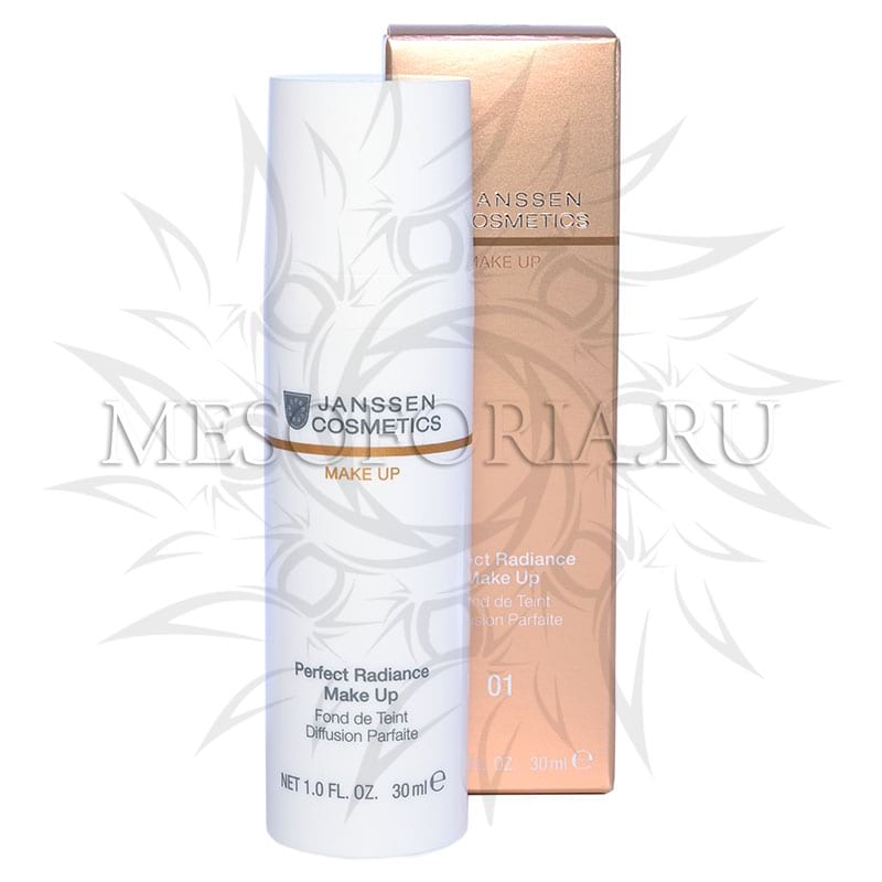 Стойкий тональный крем с UV-защитой SPF-15 (порцелан) / Perfect Radiance Make Up (01), Janssen Cosmetics (Янсен косметика), 30 мл