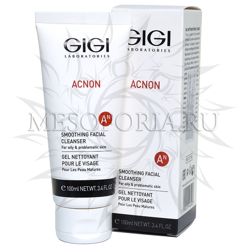 Мыло для глубокого очищения / Smoothing Facial Cleanser, Acnon, GiGi (Джи Джи) – 100 мл