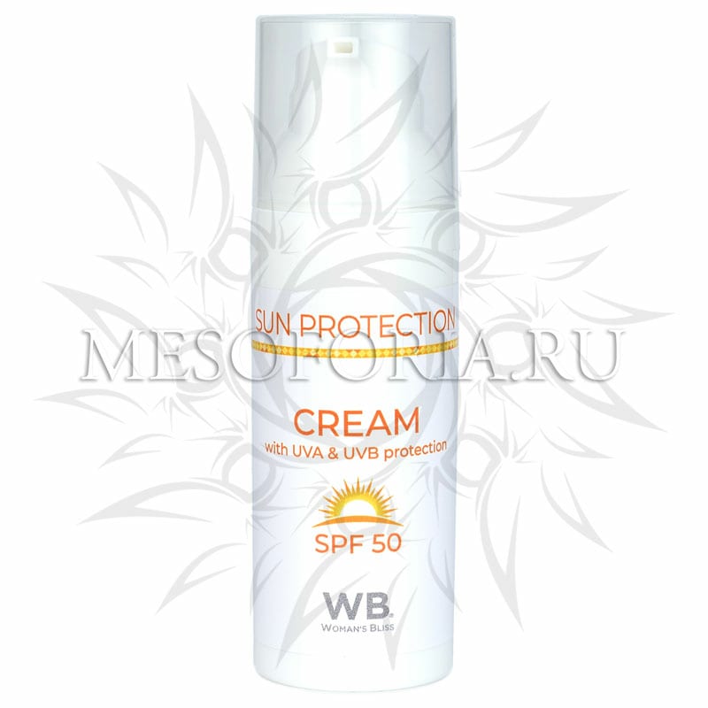Крем солнцезащитный СПФ 50 / Cream With UVA & UVB Protection SPF 50, Woman’s bliss, 50 мл