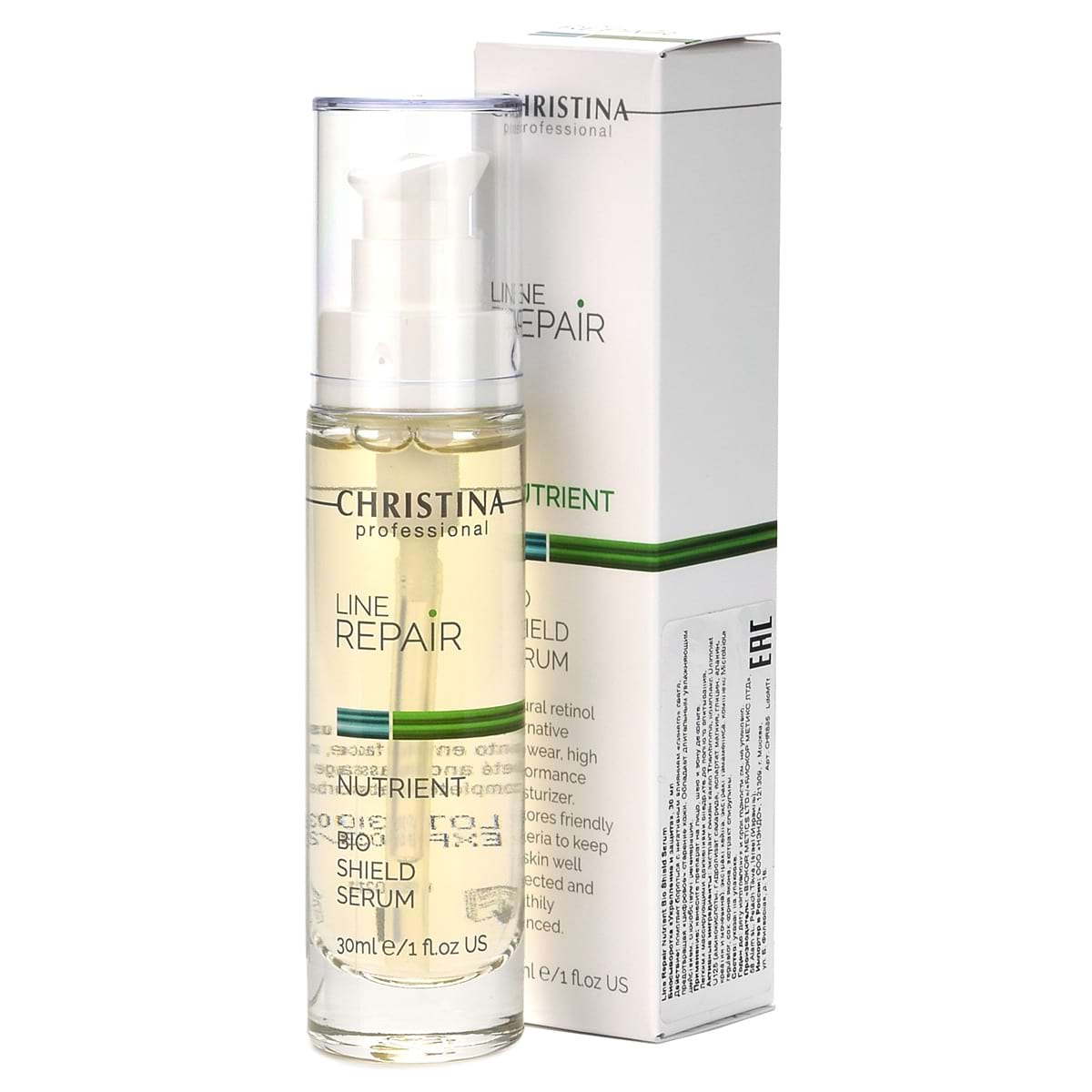 Биосыворотка «Укрепление и защита» / Nutrient Bio Shield Serum, Line Repair, Christina (Кристина) – 30 мл
