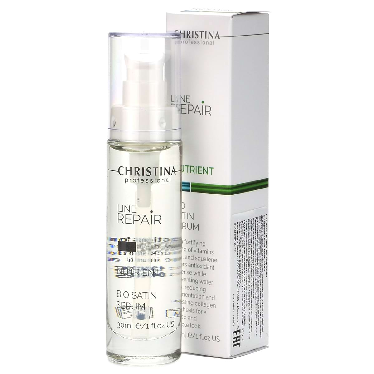 Сыворотка «Био-Сатин» / Nutrient Bio Satin Serum, Line Repair, Christina (Кристина) – 30 мл