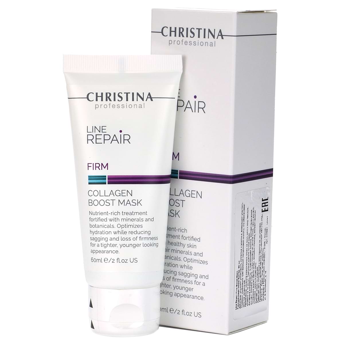 Гиалуроновая маска-бустер для восстановления коллагена / Firm Collagen Boost Mask, Line Repair, Christina (Кристина) – 60 мл