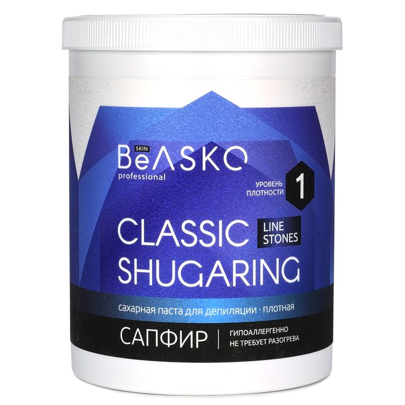 Сахарная паста для депиляции «Сапфир» (Плотная) Shugaring Stones BeASKO Skin – 1500 гр