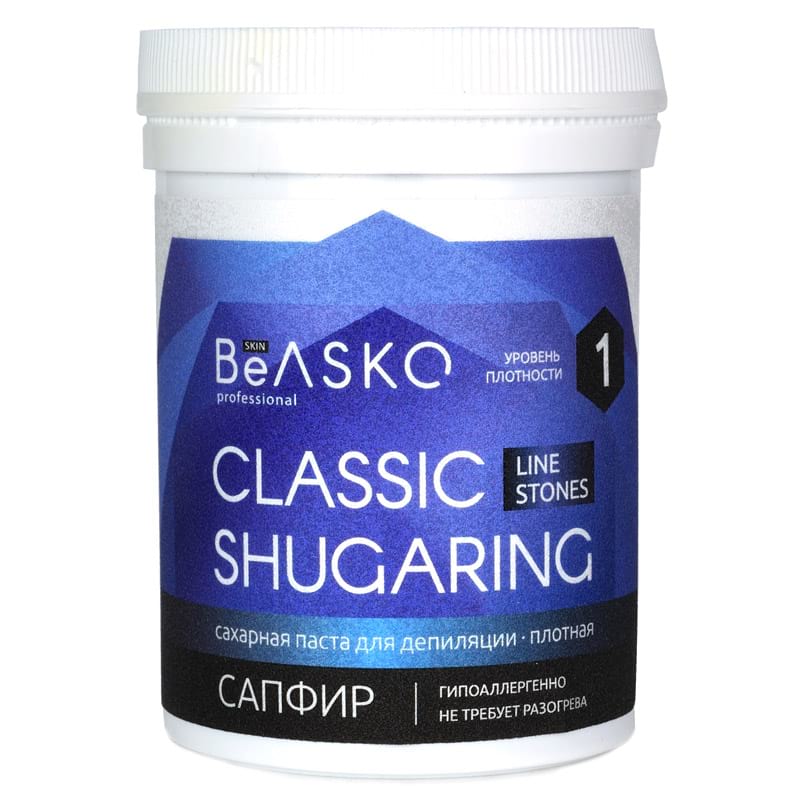Сахарная паста для депиляции «Сапфир» (Плотная) Shugaring Stones BeASKO Skin – 330 гр