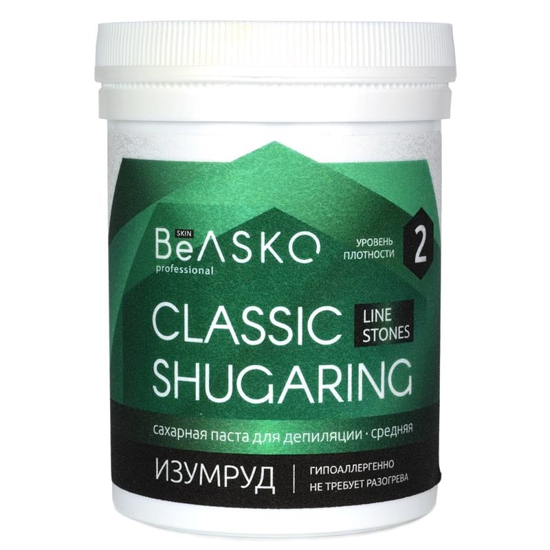 Сахарная паста для депиляции «Изумруд» (Средняя) Shugaring Stones BeASKO Skin – 330 гр