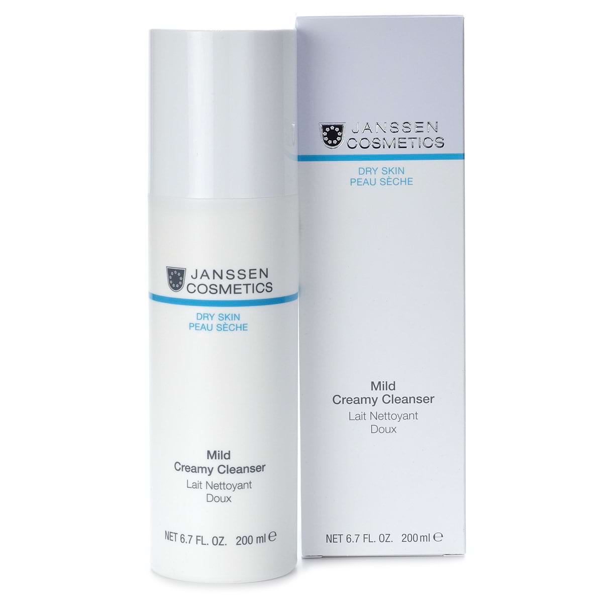 Очищающая эмульсия / Mild Creamy Cleanser, Dry Skin, Janssen Cosmetics (Янсен косметика), 200 мл