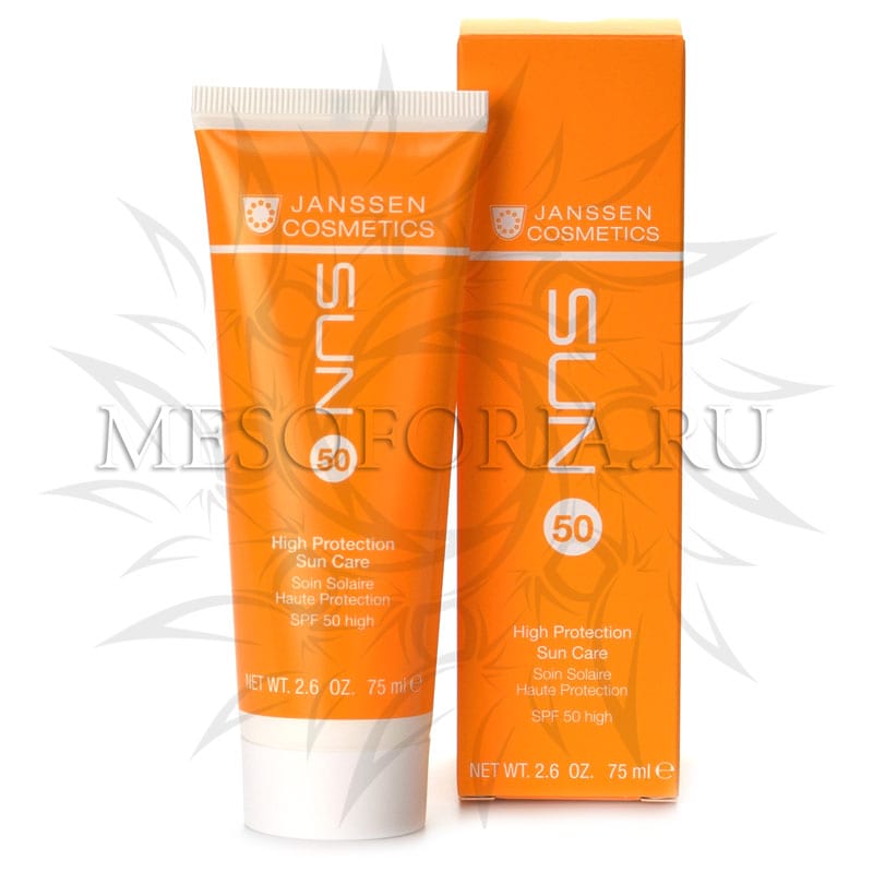 Солнцезащитный Anti-Age флюид СПФ 50 / Sun Protection Fluid SPF 50, Janssen Cosmetics (Янсен косметика), 75 мл