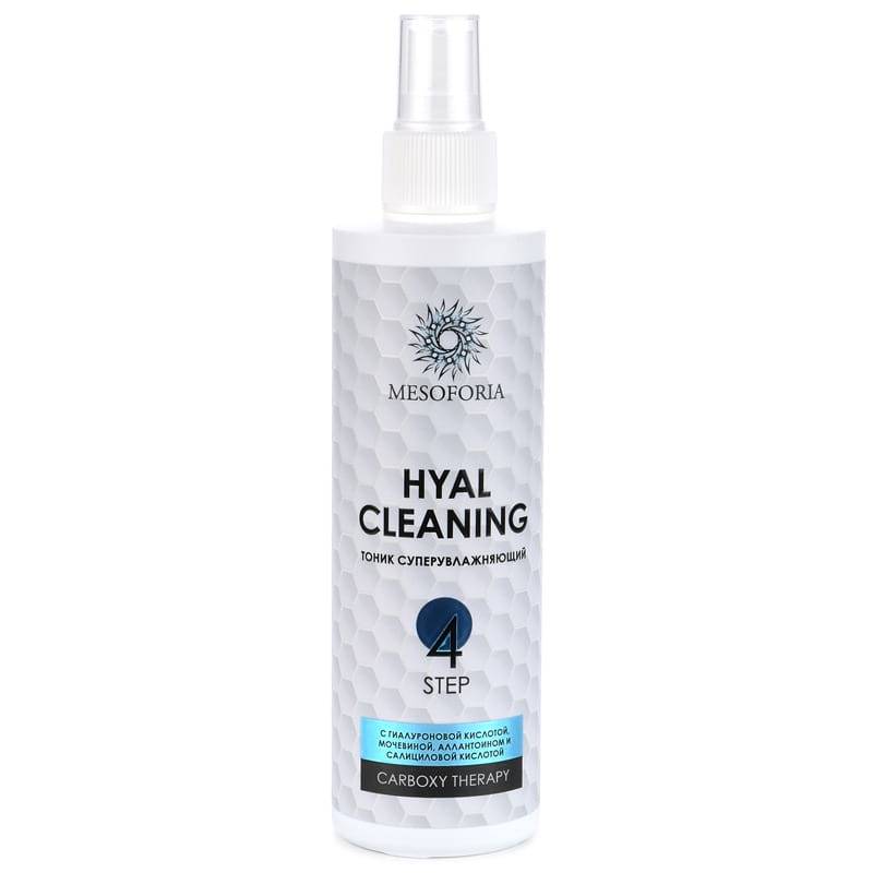 Hyal Cleaning / Очищающий тоник, суперувлажняющий с гиалуроновой кислотой, мочевиной, аллантоином и салициловой кислотой, Mesoforia (Мезофория) – 250 мл