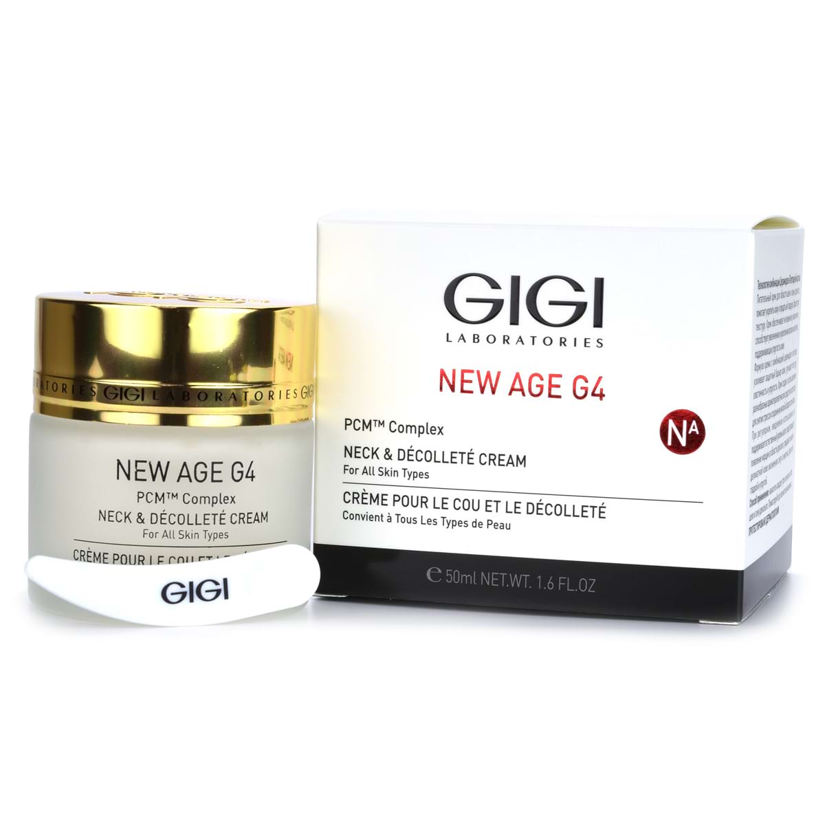 Крем для шеи и декольте / Neck & Decollete Cream, New Age G4, GiGi (Джи Джи) – 50 мл