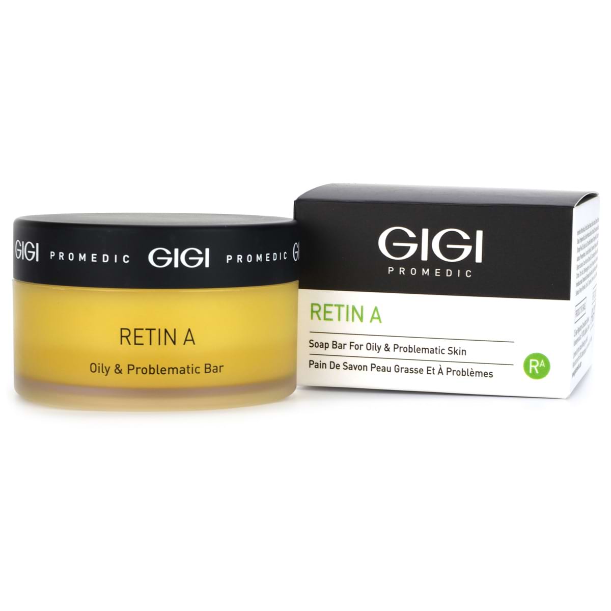 Мыло в банке со спонжем для жирной кожи / Soap Bar For Oily Skin, Retin A, GiGi (Джи Джи) – 100 гр