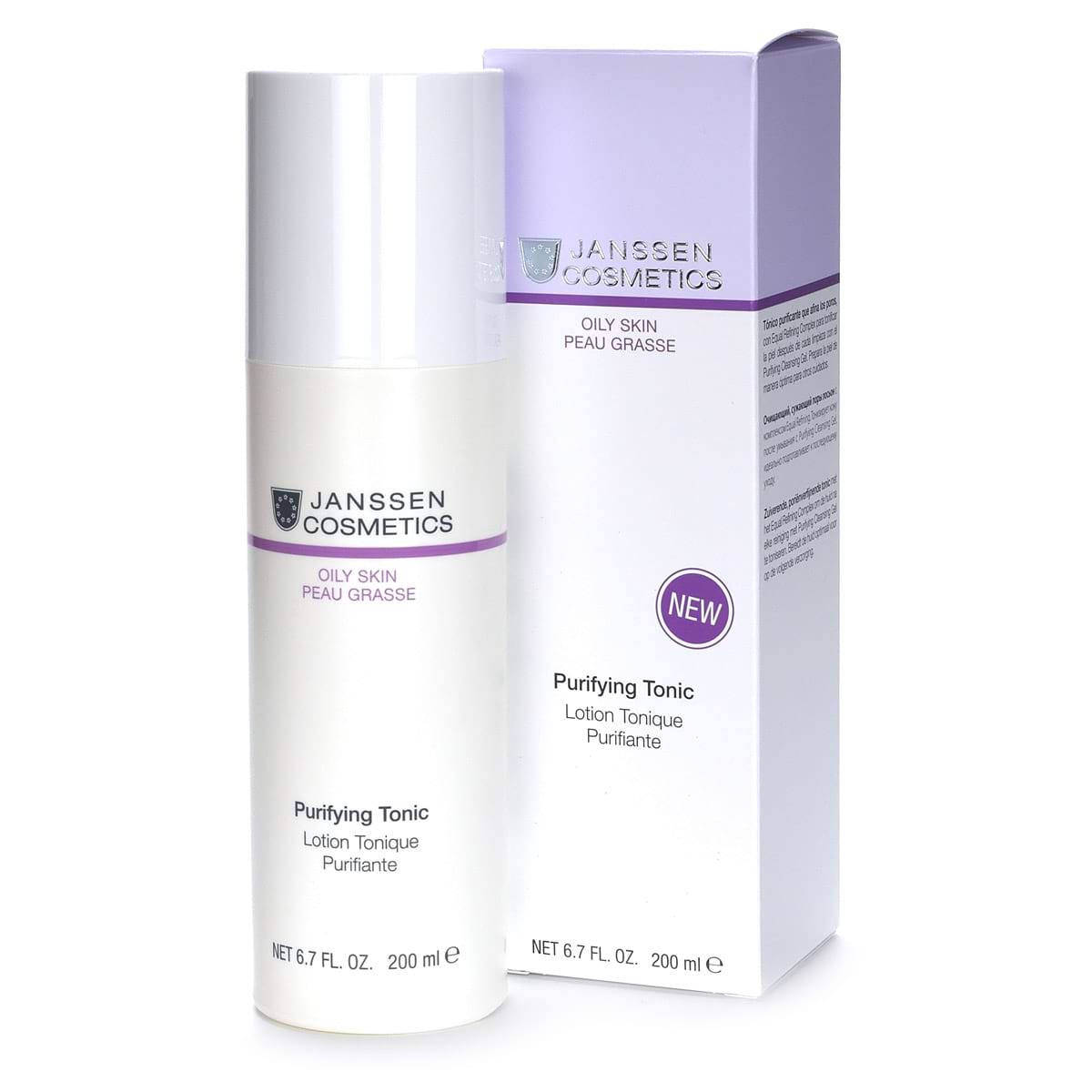 Очищающий и сужающий поры тоник / Purifying Tonic, Oily Skin, Janssen Cosmetics (Янсен косметика), 200 мл