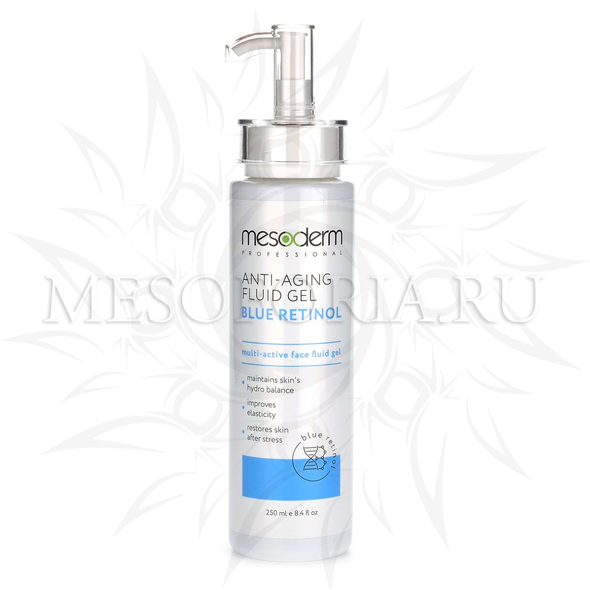 Гель-флюид глубокое увлажнение и омоложение / Anti-Aging Fluid Gel Blue Retinol + NMF, Mesoderm (Мезодерм), 250 мл