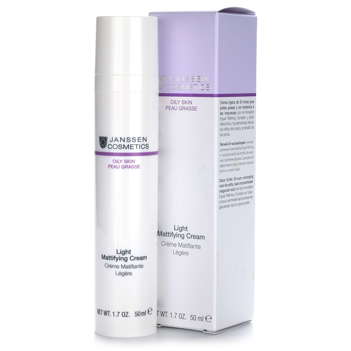Легкий матирующий крем / Light Mattifying Cream, Oily Skin, Janssen Cosmetics (Янсен косметика), 50 мл