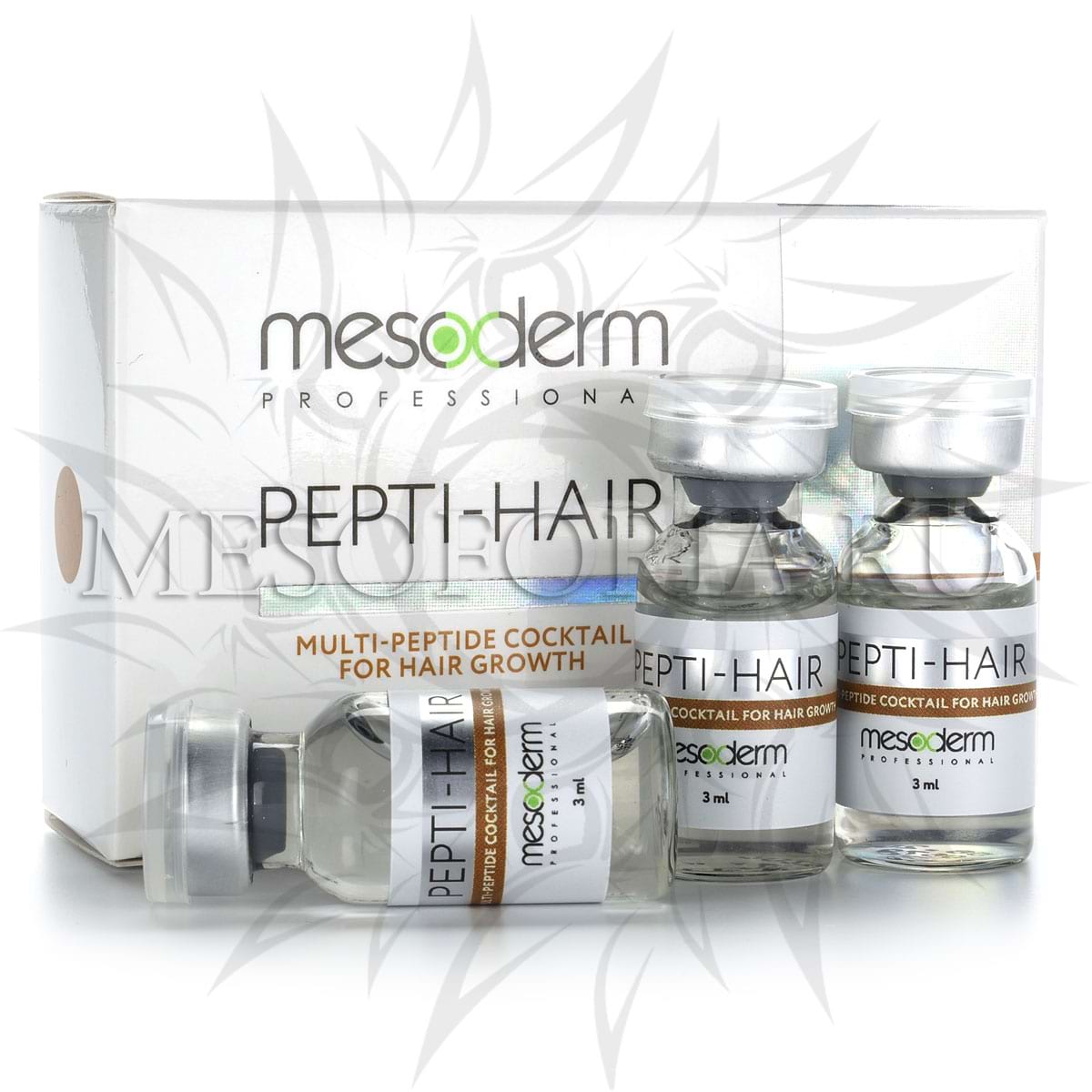 Пептидный мезококтейль для роста волос «Pepti – HAIR», Mesoderm (Мезодерм), 3 мл х 3 шт