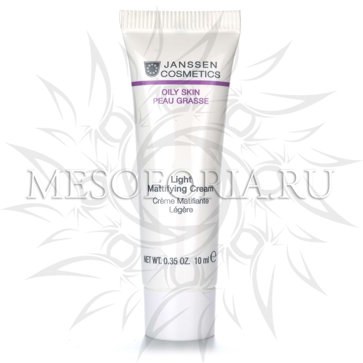 Легкий матирующий крем / Light Mattifying Cream, Oily Skin, Janssen Cosmetics (Янсен косметика), 10 мл
